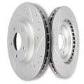 Front Drilled Brake Rotors for Caliber Compass Patriot Outlander Lancer