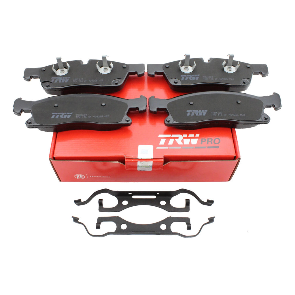 Set of 4 TRW Pro Low-Metallic Brake Pads for Mercedes X166 W166 (2012–2019)
