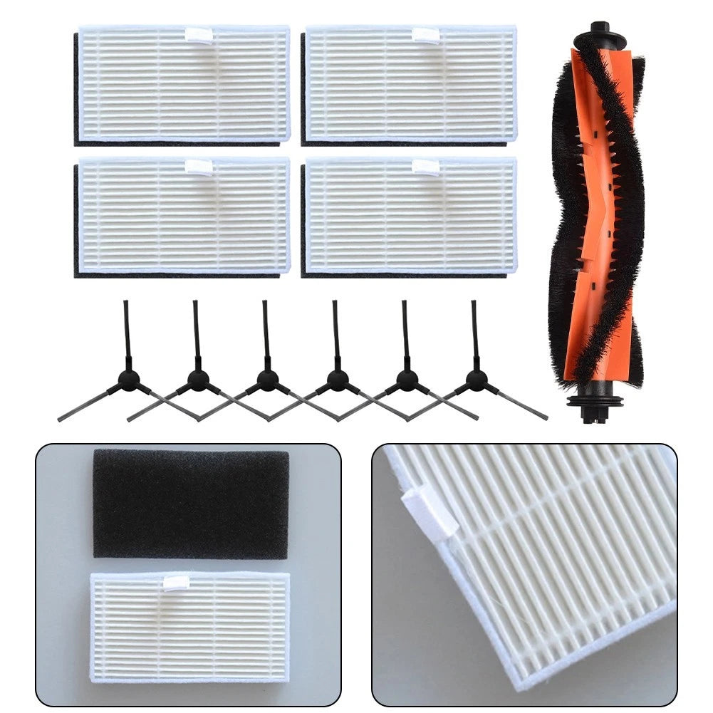 Main Brush Set with 4 Filters & 6 Side Brushes for MONSGA MS1 MAX (N/A)