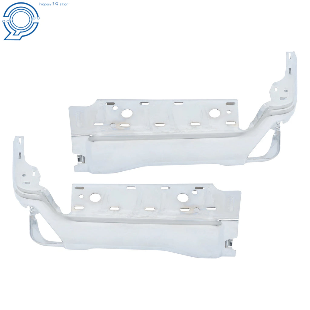 Chrome Pair Rear Back Bumper End Caps for Ford F250 F350 F450 (2023–2025)