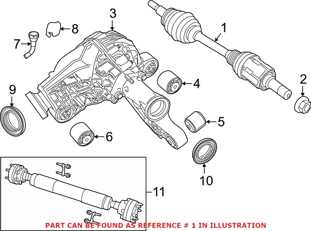 Genuine OEM CV Axle Assembly for Dodge Durango (2011–2023)