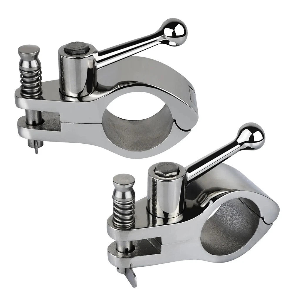 Marine Hinge Clamps for Awning Rail 22MM 25MM (Stainless Steel)