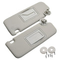 Sun Visor Set for Chevy Cruze (2017–2018) - Gray, Left & Right, w/Mirror