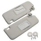 Sun Visor Set for Chevy Cruze (2017–2018) - Gray, Left & Right, w/Mirror