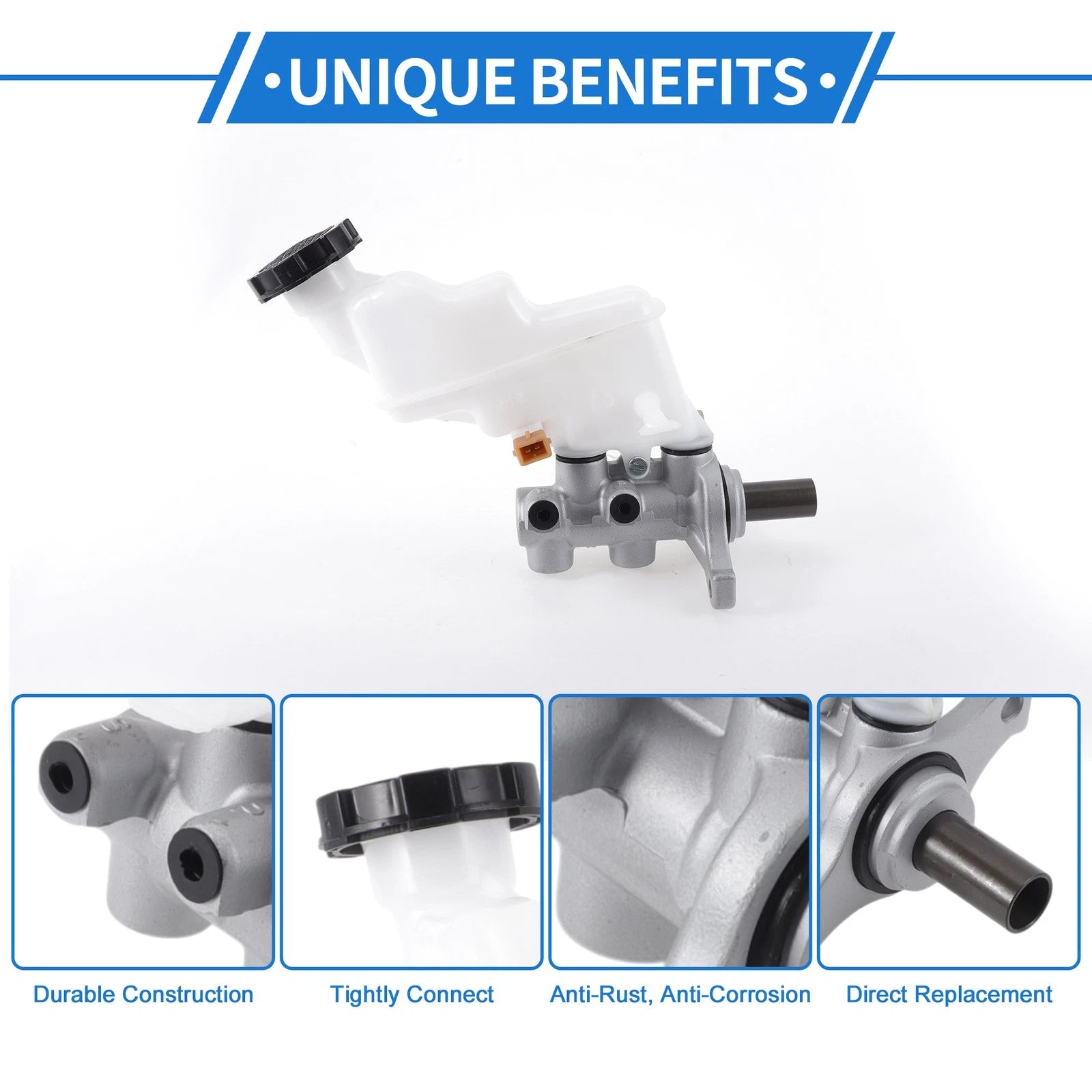 Brake Master Cylinder with Reservoir No. 585101R100 for Kia Rio (2011–2017)