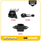 3X Engine Motor & Transmission Mounts for Nissan Versa Note (2014–2017)