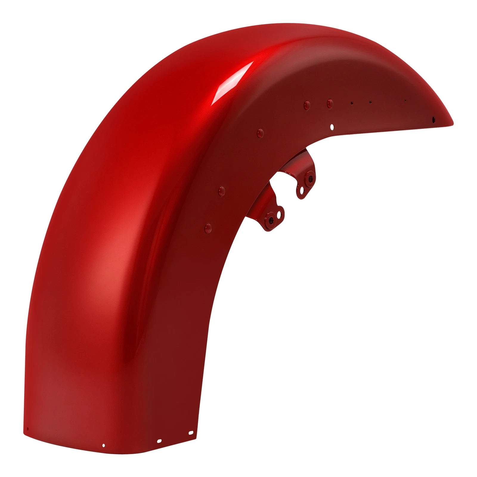 Painted Front Fender for Harley Electra Glide, Road King (2014–2024) Wicked Red