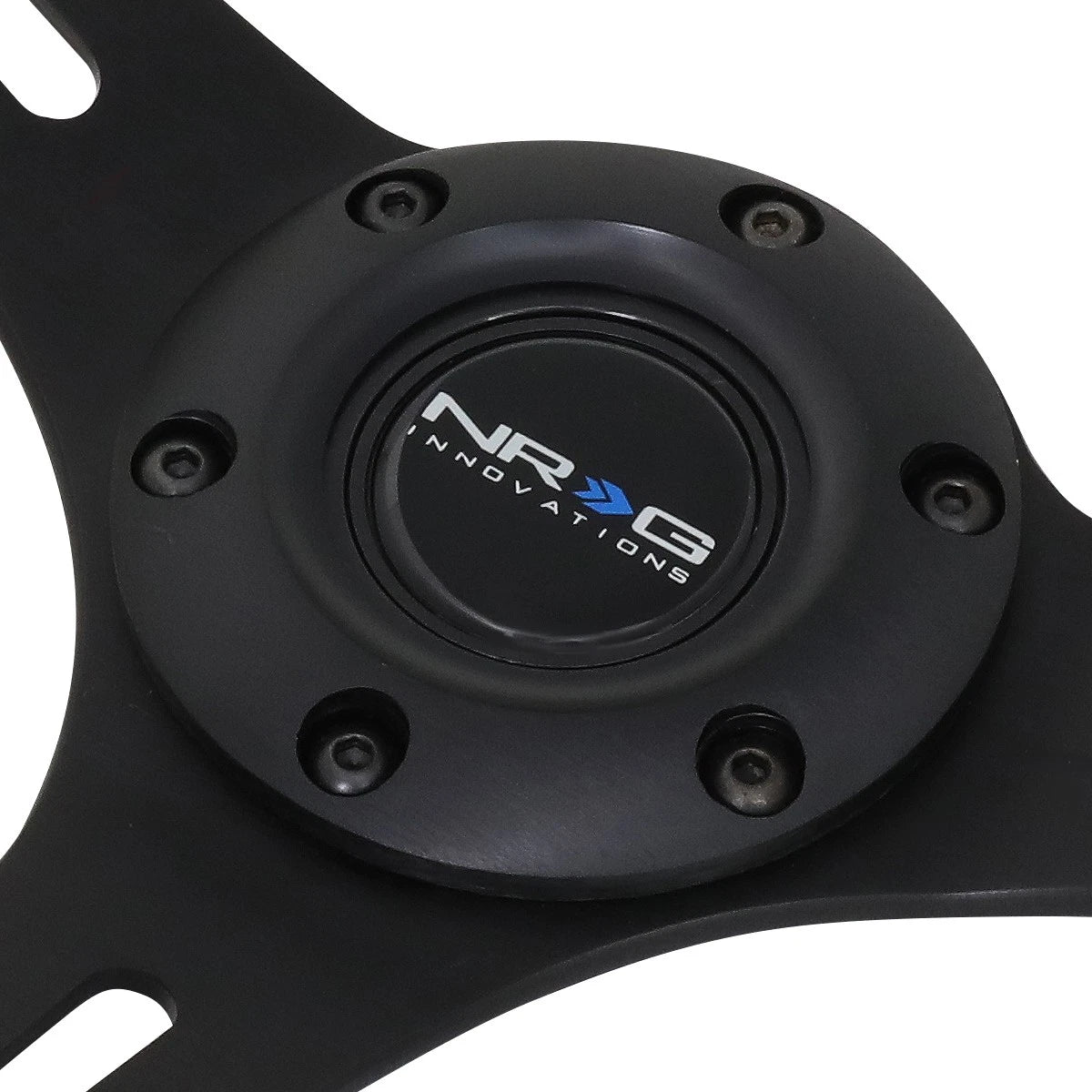 NRG 35cm Deep Dish Glow In Dark Wood Grip Steering Wheel for Universal Fit