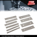 Set of 10 Precision Parallel Blocks 1/8 × 5" for Automotive Use