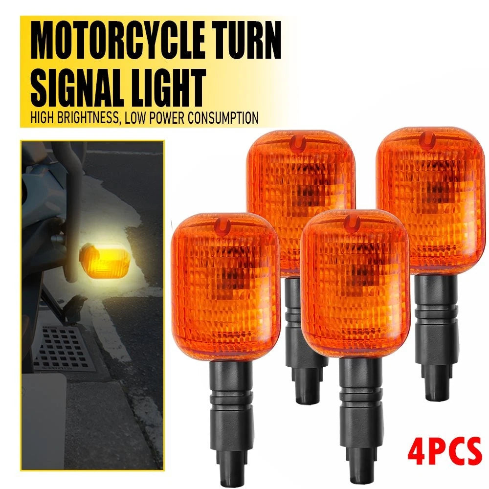 4X Rear Turn Signal Lights for BMW F650 ST (1997–2000) G650 GS (2008–2010)