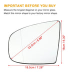 Left Mirror Glass Replacement with Backing Plate for BMW X6 (2008-2014)
Left Mirror Glass Replacement with Backing Plate for BMW X5 (2008-2014)