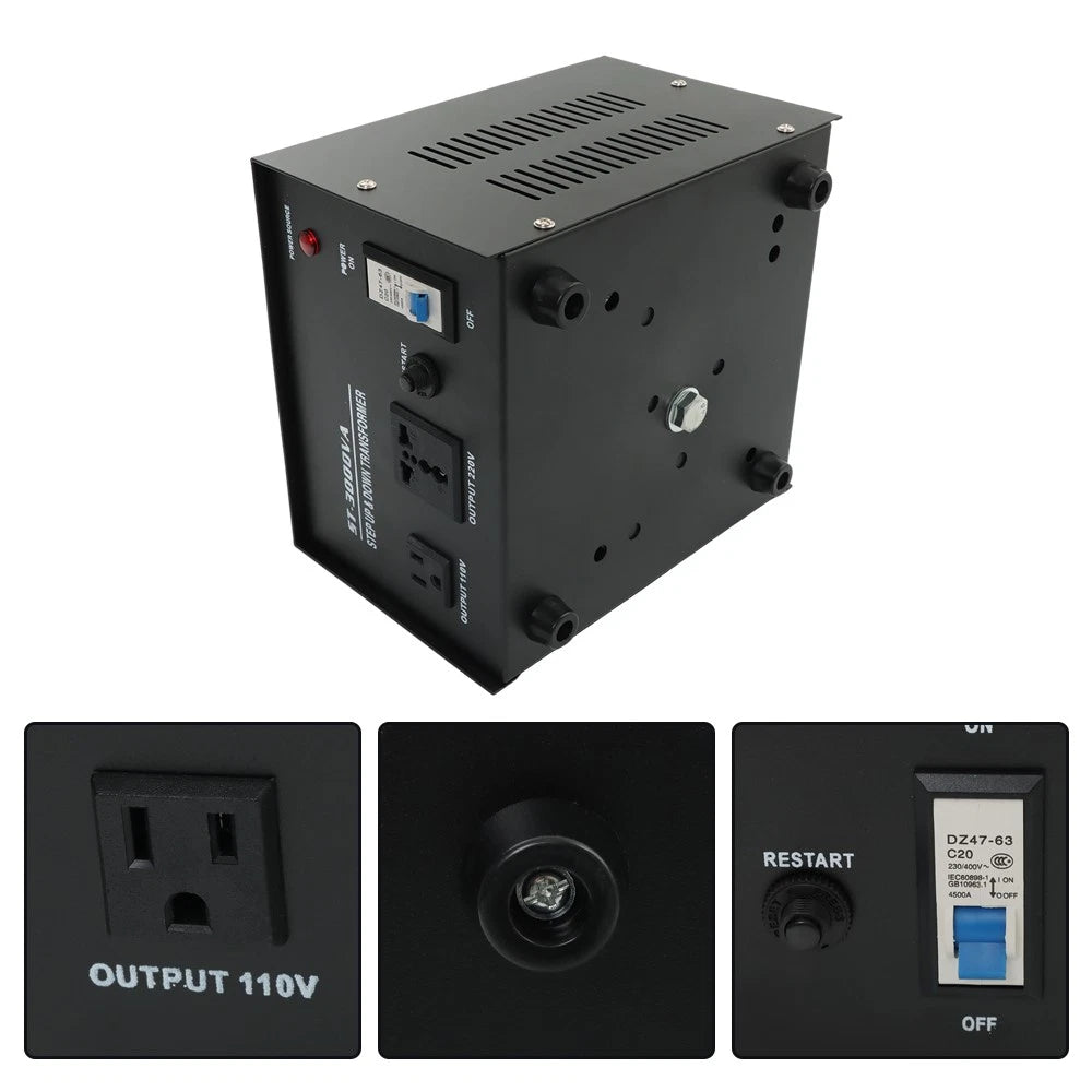 3000W Voltage Converter Transformer 220V-110V / 110V-220V