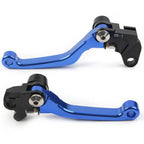 Blue Pivot Brake Clutch Levers for Suzuki RM125 RM250 RM85 (2001-2008)