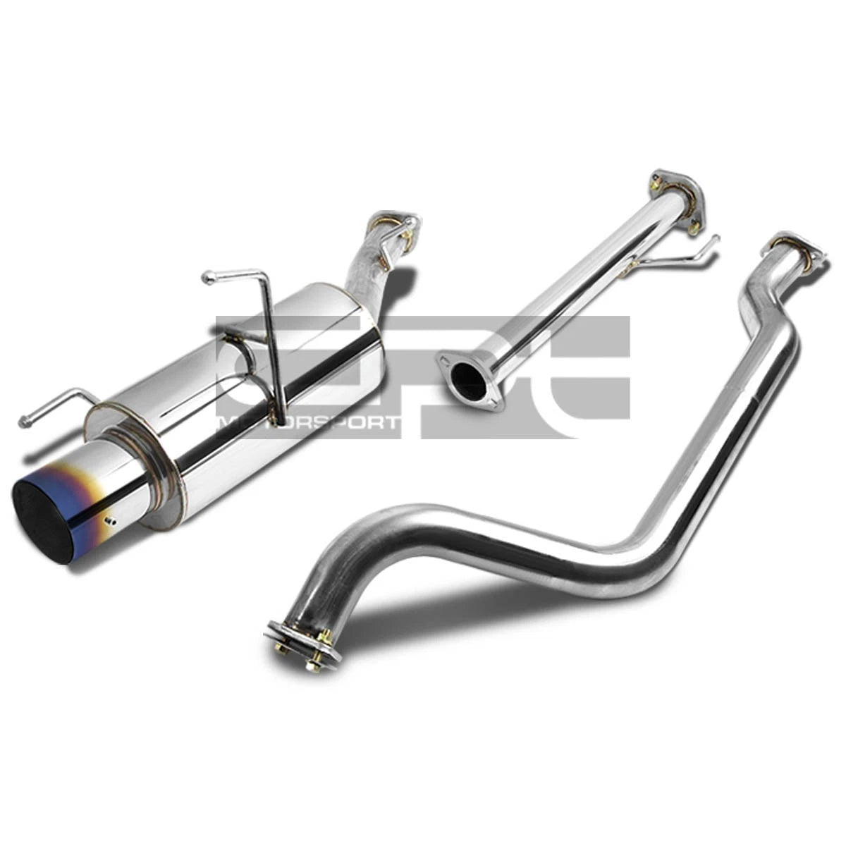 Catback Exhaust Muffler with Burnt Tip for Nissan Sentra Spec V (2002–2005)