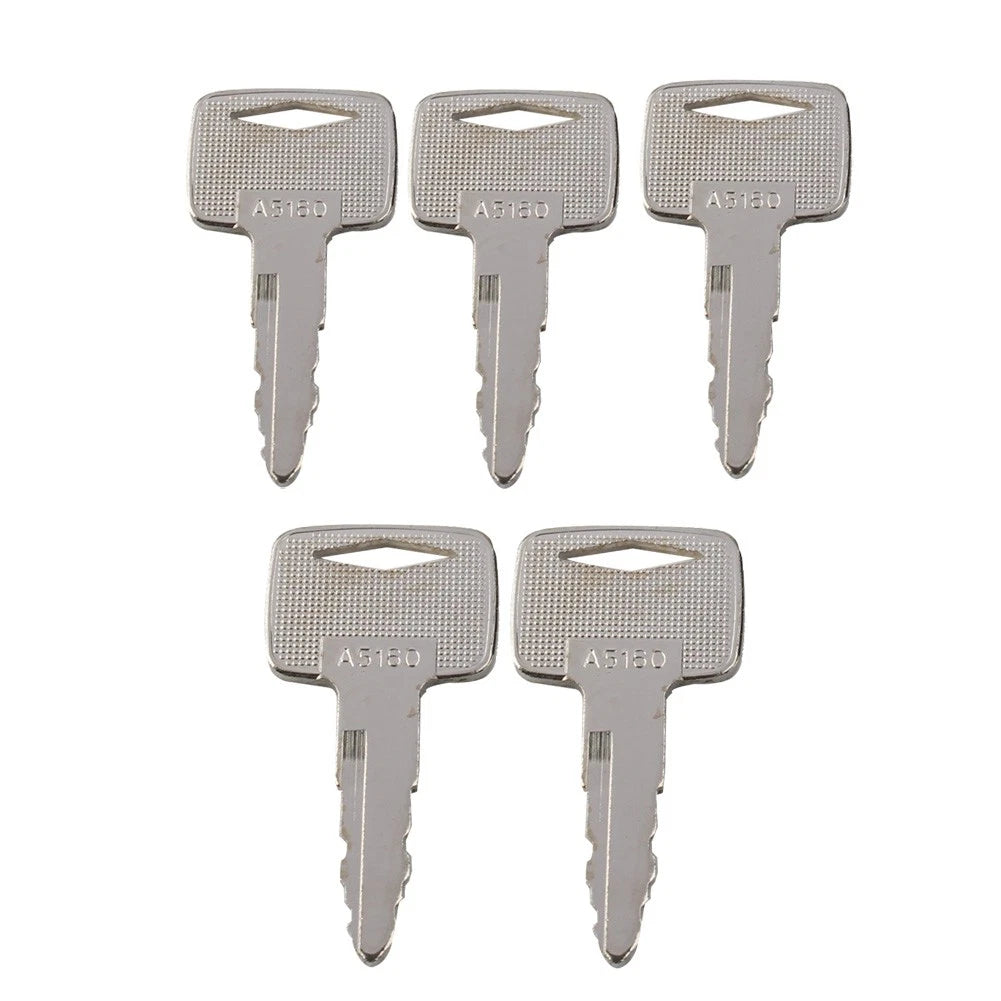 Set of 5 Ignition Keys for Mitsubishi Caterpillar (A5160, 91A07-01910)