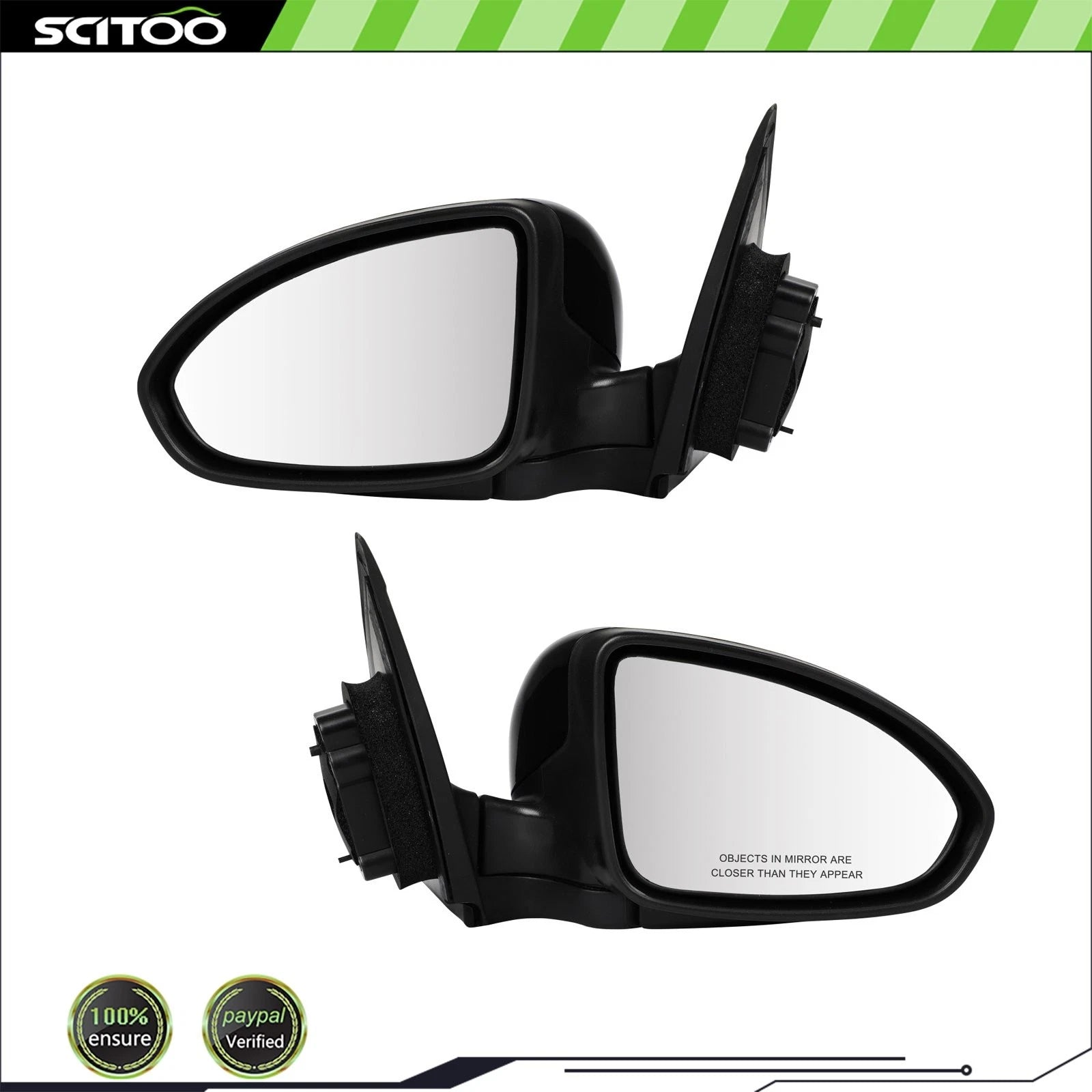 Pair Side Power Mirrors for Chevrolet Cruze (2009–2015) 3 PIN LH & RH