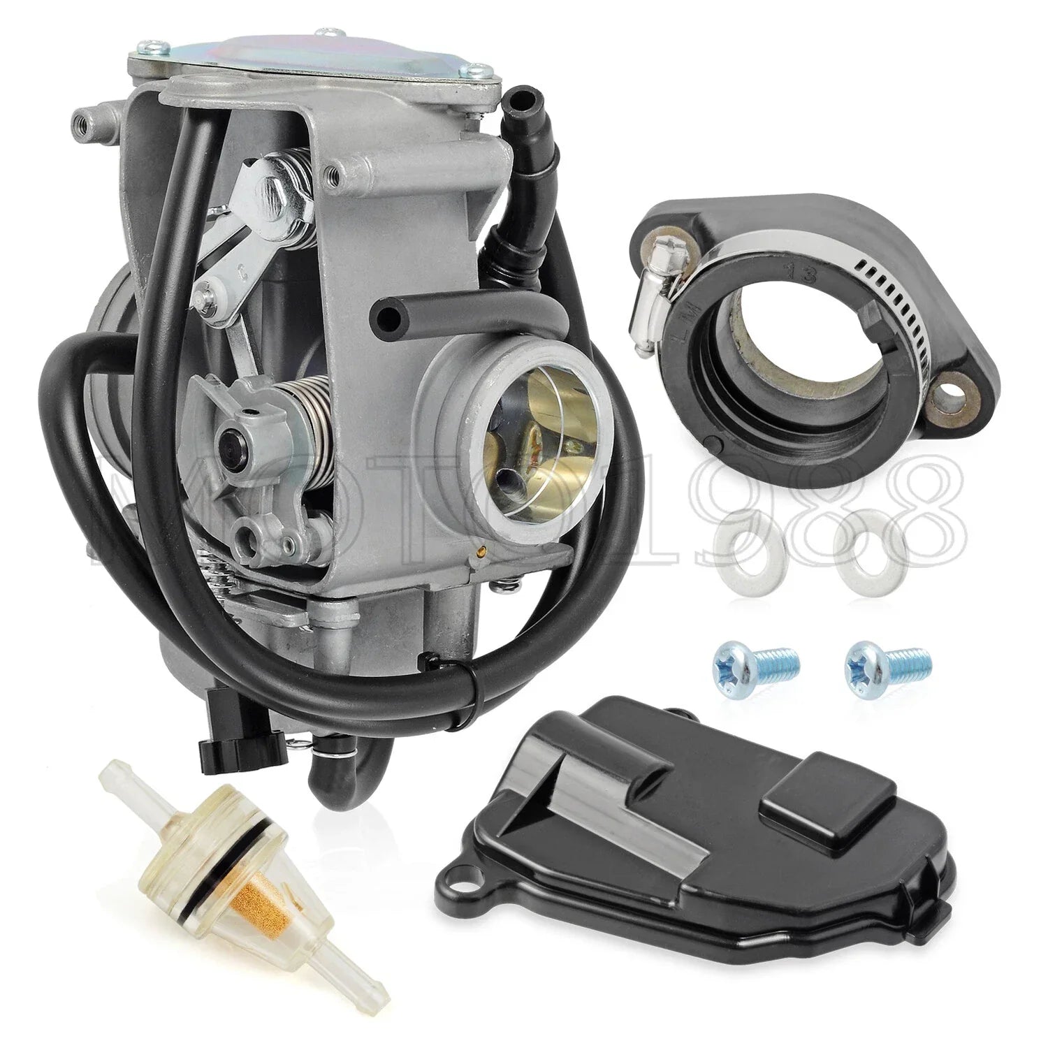 Carburetor & Intake Manifold Boot for HONDA TRX350 FourTrax 4x4 (1986–1987)