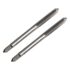 2X HSS Screw Tap Drill Bit Set for Convenient Chip Removal
