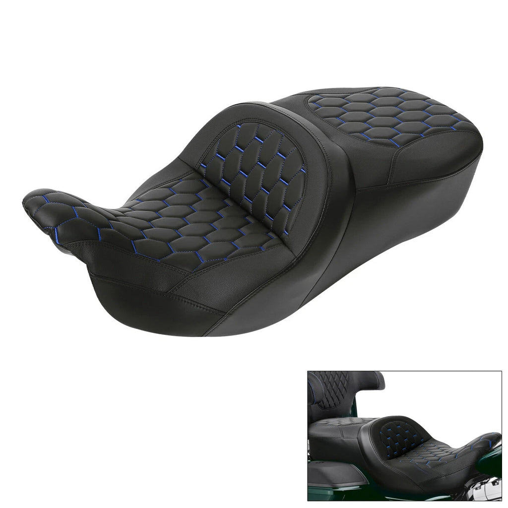 Rider Driver Passenger Seat for Harley Touring Street Road Glide (2009–2023)