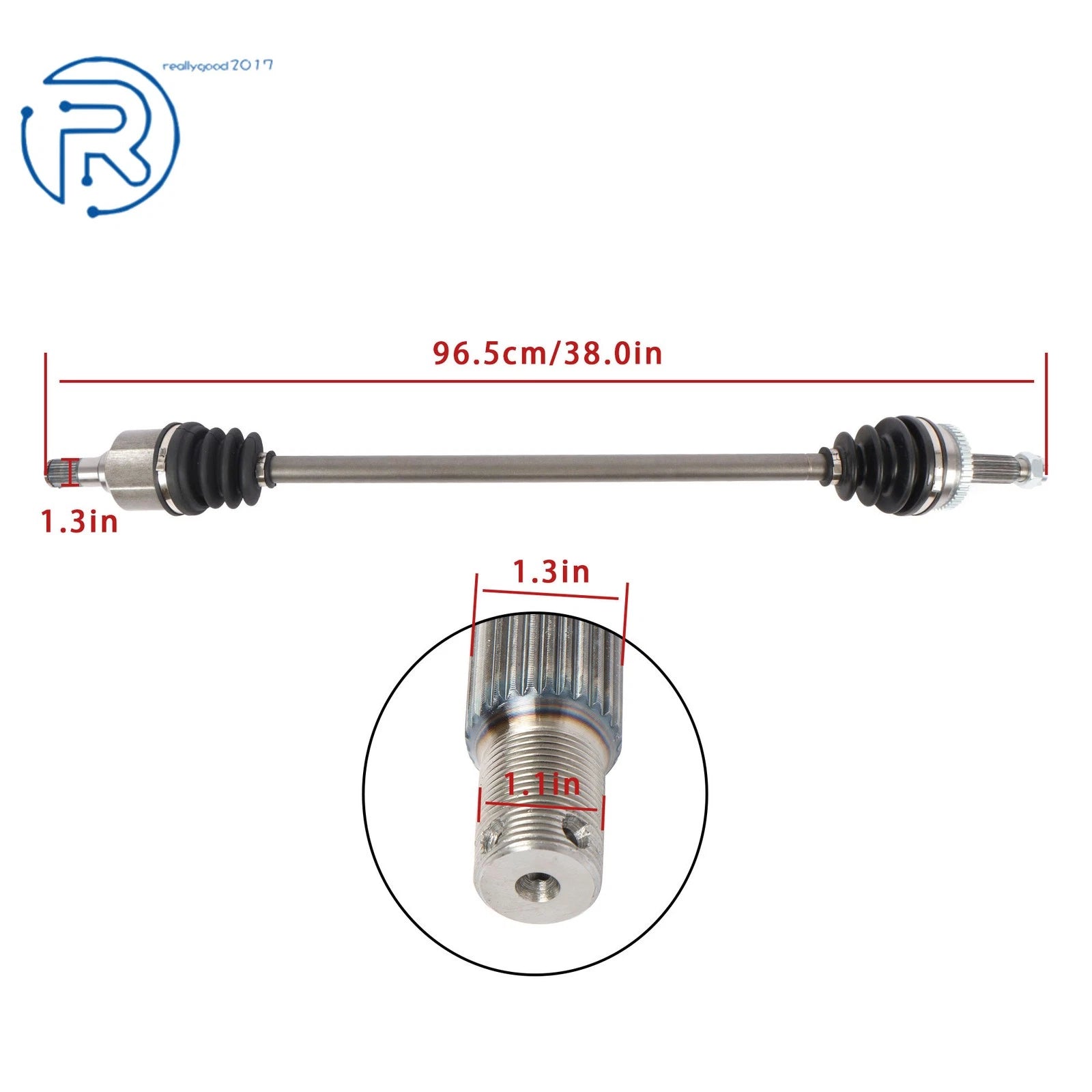 Front CV Axle Assembly Right for Hyundai Elantra (2007-2012)
