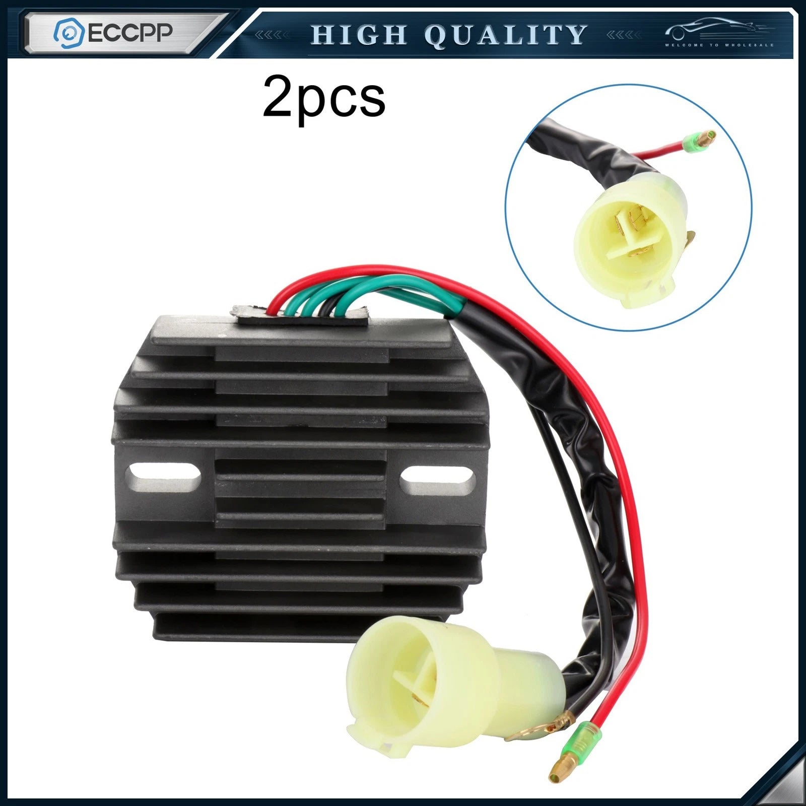 2Pcs Rectifier for Mercury 75-90hp Outboard (2000–2005)