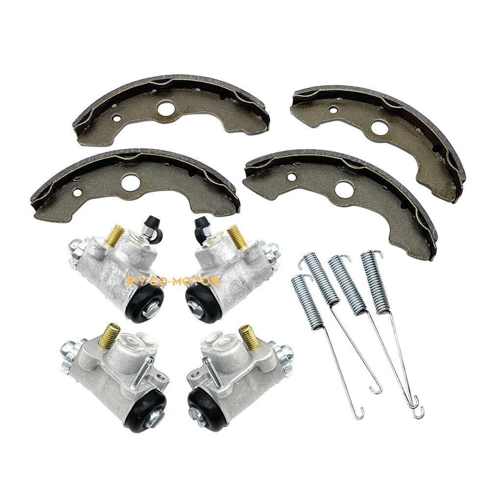 Set of 4 Front Brake Wheel Cylinders w/Shoes for Honda Rancher 300 TRX350 (2004–2006)
