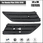 Set of 2 Front Bumper Fog Light Covers for Honda Pilot (2016-2018)