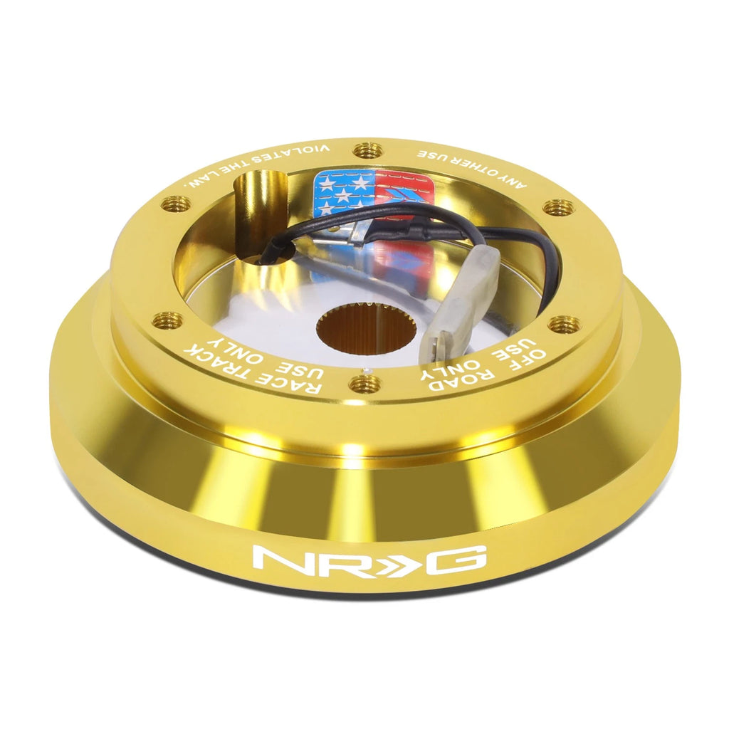 Chrome Gold Steering Wheel Hub Adapter for Eagle Talon Mitsubishi Subaru