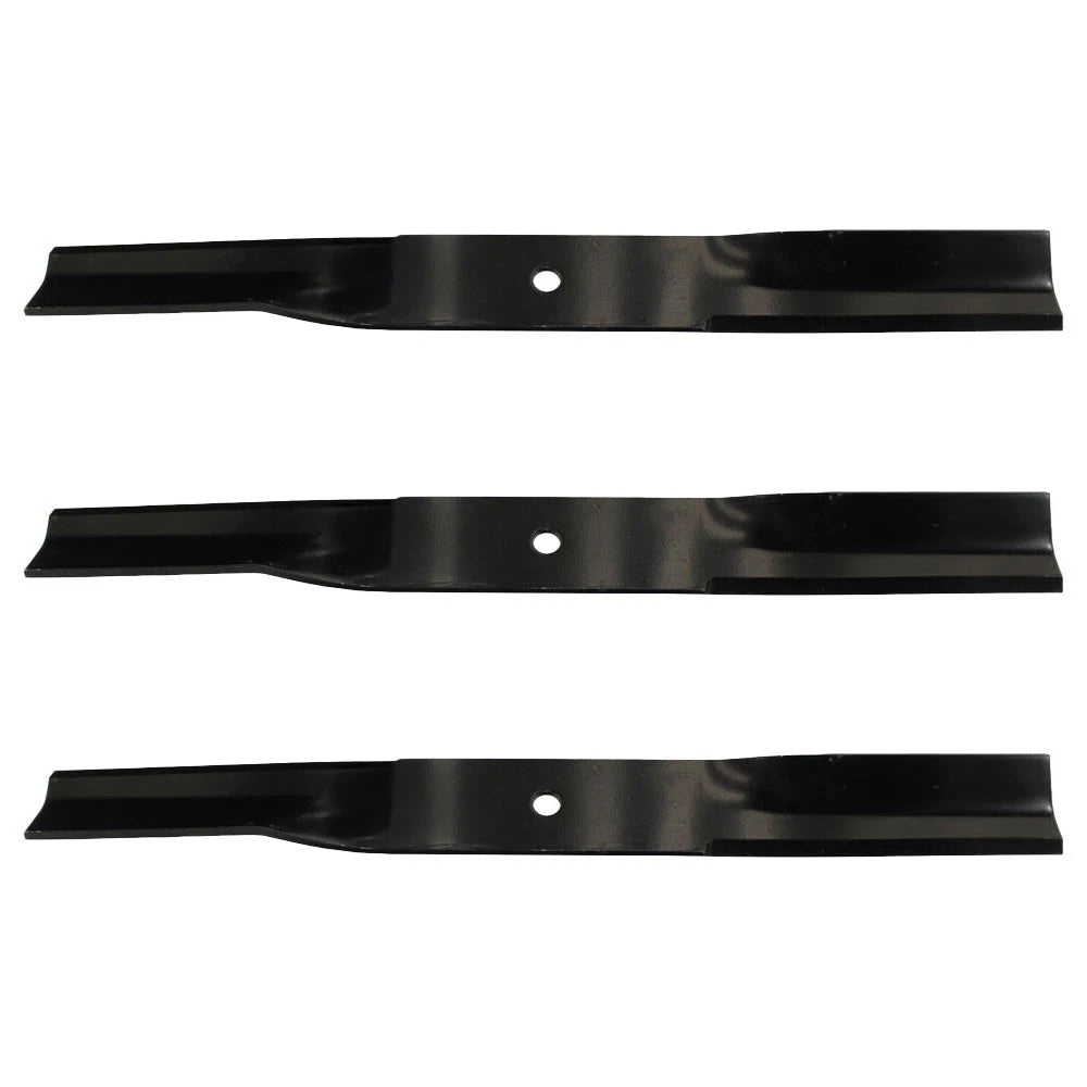 Set of 3 Rotary Lawn Mower Blades for Woods 72" (#6434, #15127) 5/8" Hole