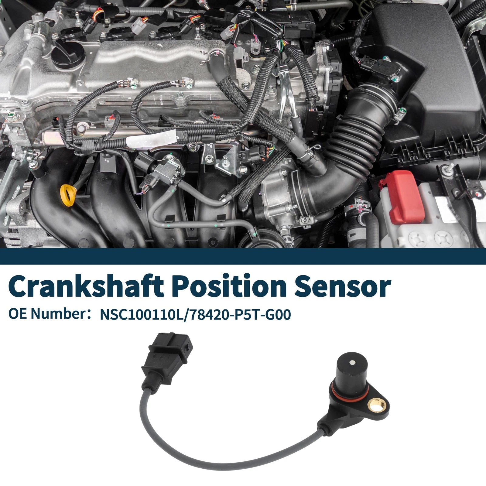 Crankshaft Position Sensor for Honda Accord 2.0 Turbo (1999–2002) No. 78420-P5T-G00