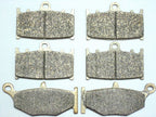 Set of 4 Front Rear Brake Pads for Suzuki GSR 400 600 (2006–2015)