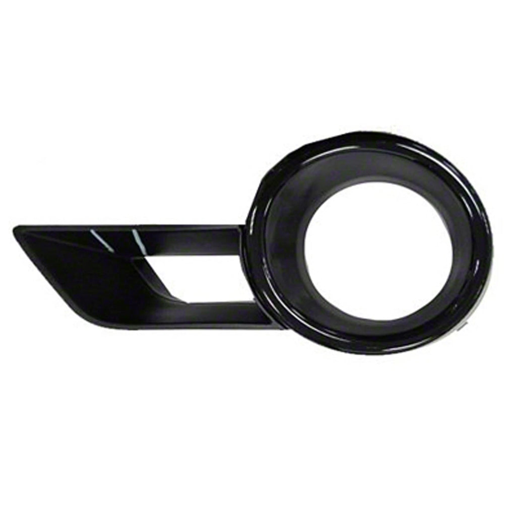 Replacement Smooth Driver Side Fog Light Bezel w/Fog w/Tow Hook Hole