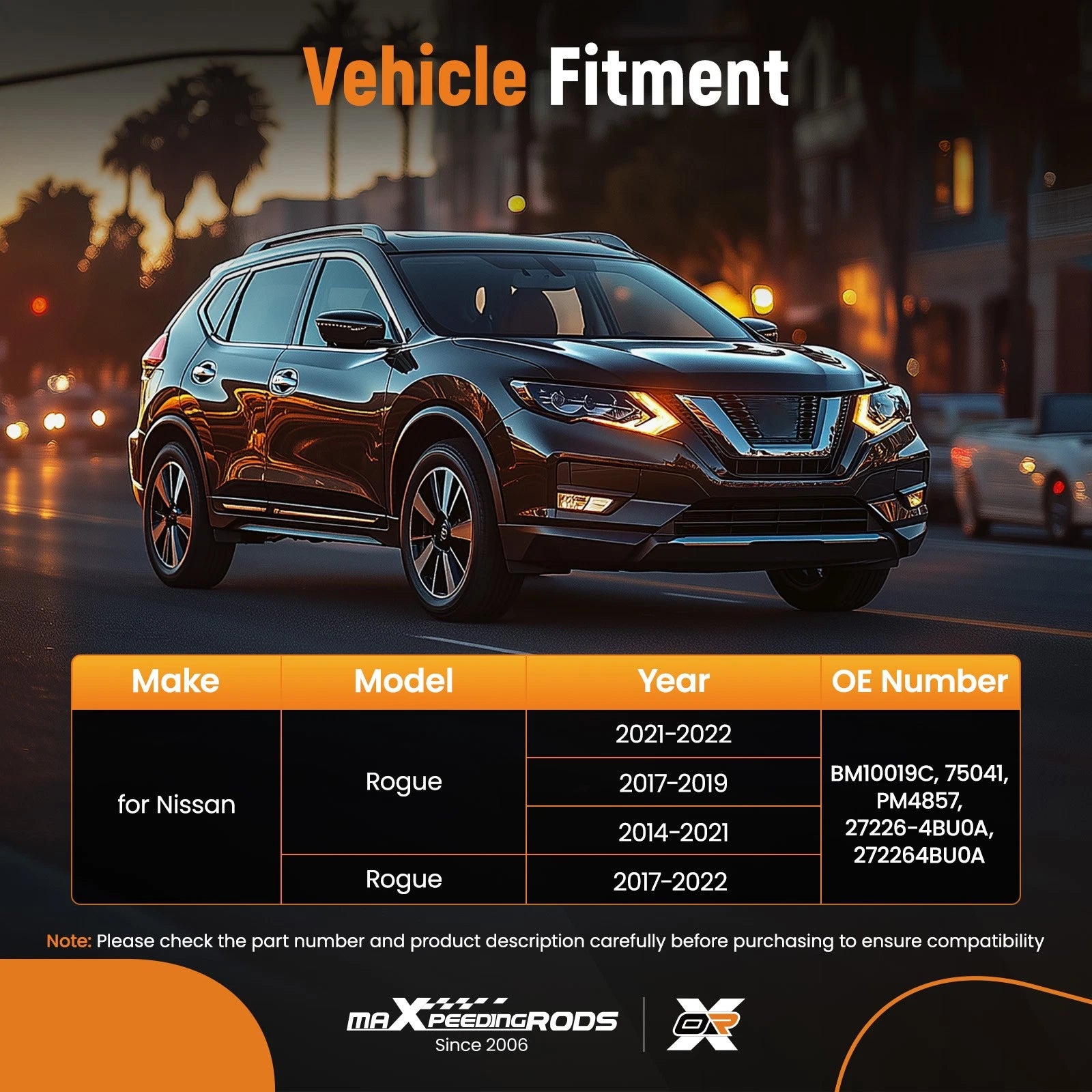 Blower Motor for Nissan Rogue/Rogue Sport (2014–2022)