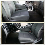 Driver Bottom Cloth Seat Cover Gray for Chevy Silverado 1500/2500HD (2014–2019)