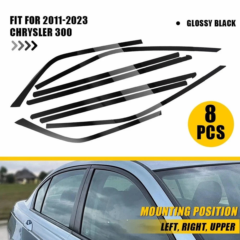 Chrome Delete Blackout Overlay for Chrysler 300 (2011–2023)