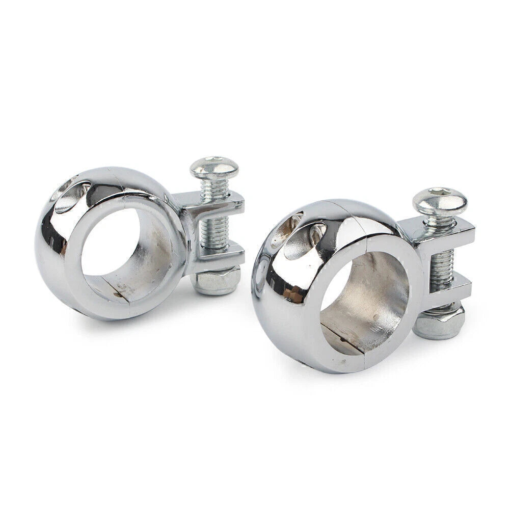 Engine Crash Bar Foot Peg Mount Clamp Bracket 1-1/4" for Harley
