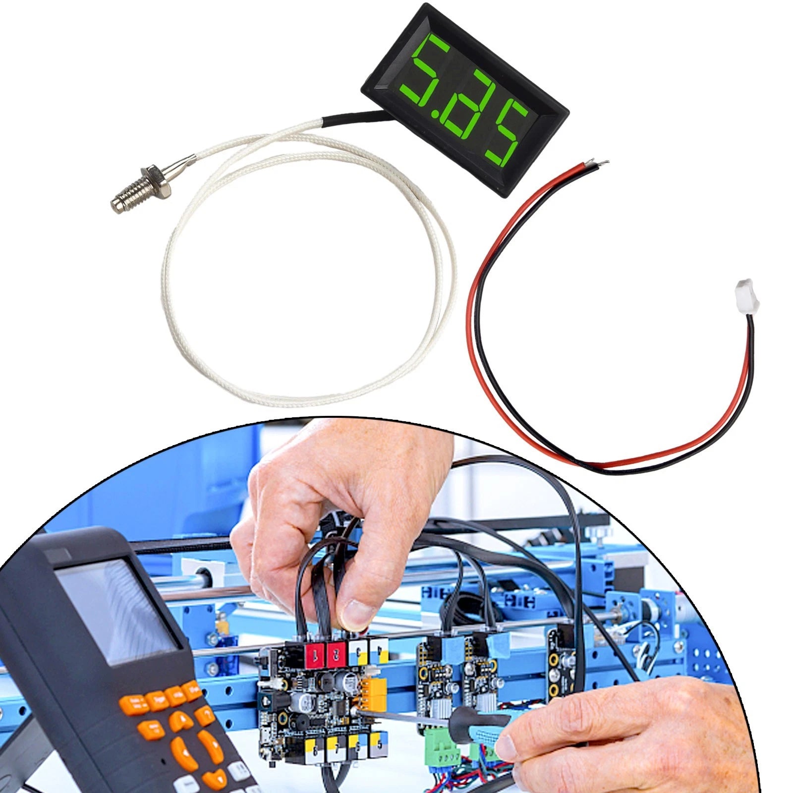 K Type Thermocouple Temperature Meter for Automotive Applications