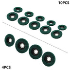 4-1/2" Nylon Fiber Flap Polishing Wheel Disc for Angle Grinder (180#)