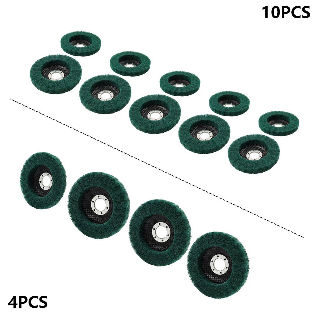 4-1/2" Nylon Fiber Flap Polishing Wheel Disc for Angle Grinder (180#)