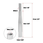Shift Knob Extender for Honda Civic & Fit M10X1.5 Silver Tone (2006-2023)