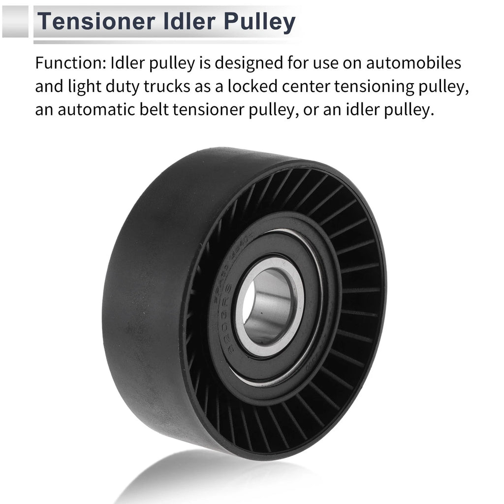 Drive Belt Idler Pulley Serpentine for Audi A3 (2006–2013) 04854089A