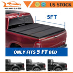Hard Bed Fiberglass Tri-Fold Tonneau Cover with LED for Colorado/Canyon (2004–2013)
