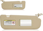 Right Sun Visor for Hyundai Elantra (2011–2015) 852103X000TX Beige