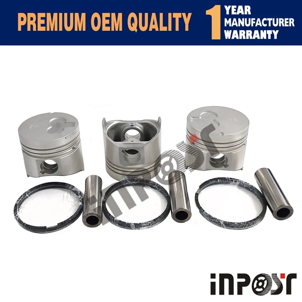 Overhaul Rebuild Kit for Isuzu 3KC1 Engine (IHI Mini Excavator 27F)