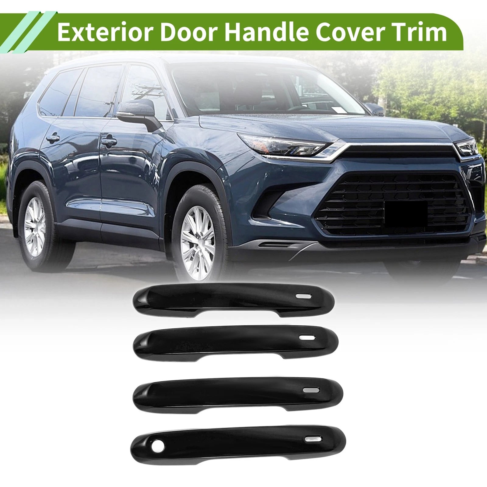 Set of 1 Exterior Door Handle Cover Trim for Toyota Grand Highlander (2024)