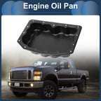 1 Pc Engine Oil Pan BC3Z6695B for Ford F250 Super Duty (2011–2025) Iron Black
