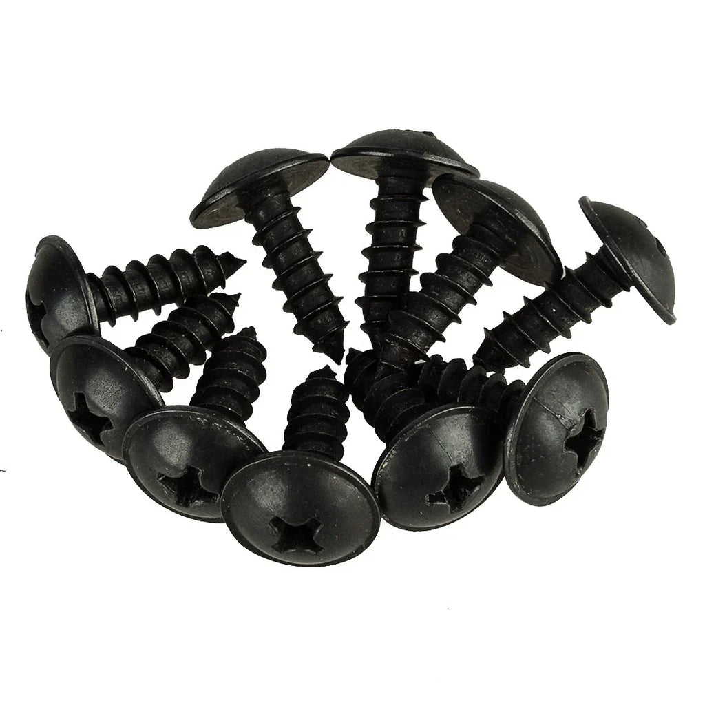 10 x Black Fender Liner Bracket Screws for Hyundai Kia