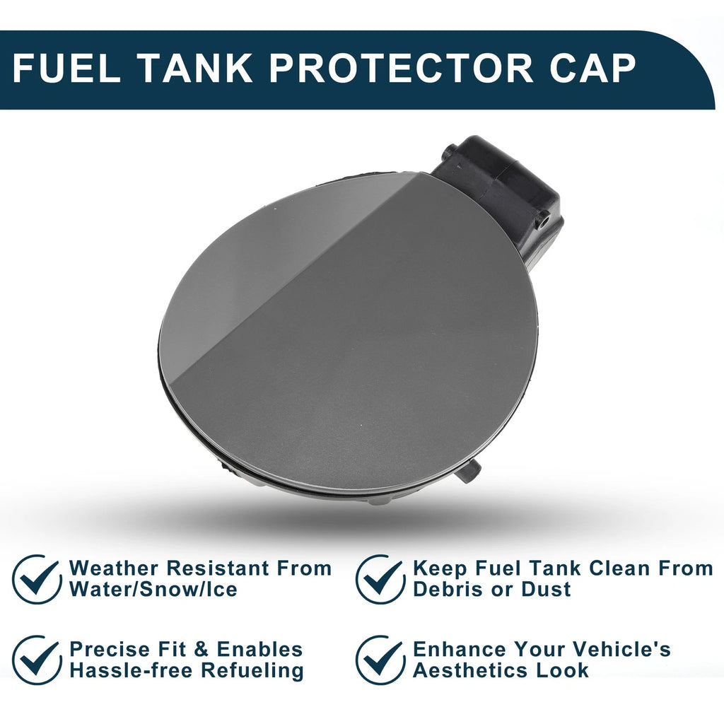 Fuel Tank Door Cap for Volkswagen Golf 6 (2010–2013) Gray Filler Flap Cover