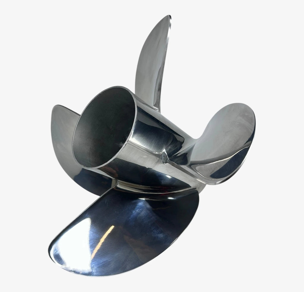 4-Blade Stainless Steel Propeller for Mercury (14.6 x 21P, Rev 4 XP)
