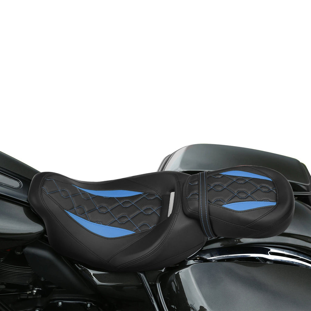 Driver Passenger Seat for Harley Touring CVO Road Glide (2009–2023)